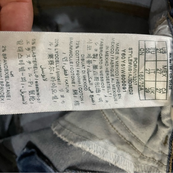 Guess Light Blue Denim Jeans size 27- Sexy Curve - Picture 8 of 11